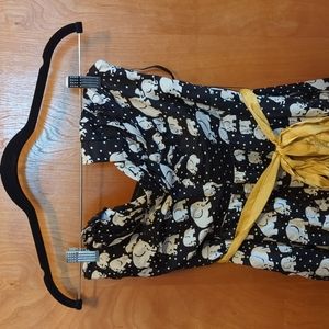 Anthropologie Strapless Porridge Elephant Dress